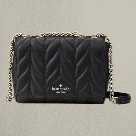 KATE SPADE BRIAR LANE QUILTED MINI EMELYN BLACK
